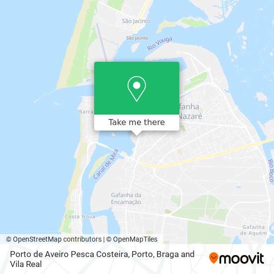 Porto de Aveiro Pesca Costeira map