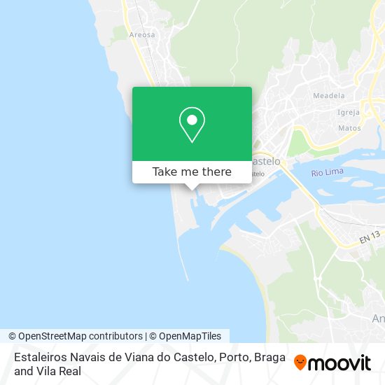 Estaleiros Navais de Viana do Castelo map