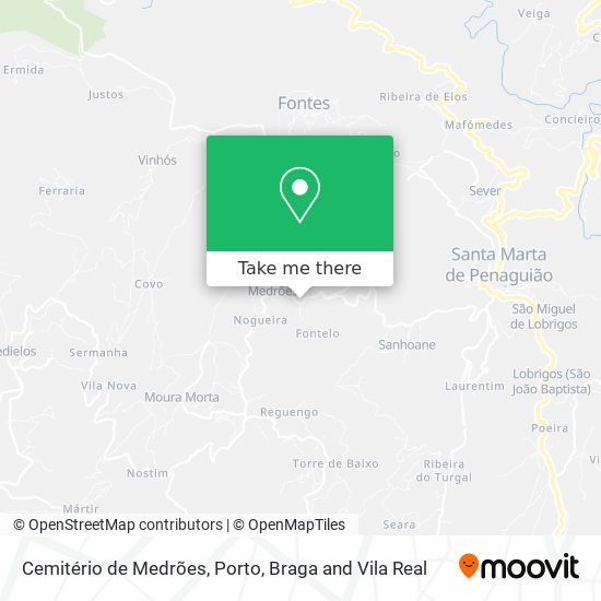 Cemitério de Medrões map