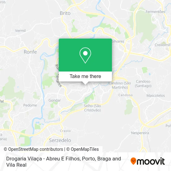 Drogaria Vilaça - Abreu E Filhos map