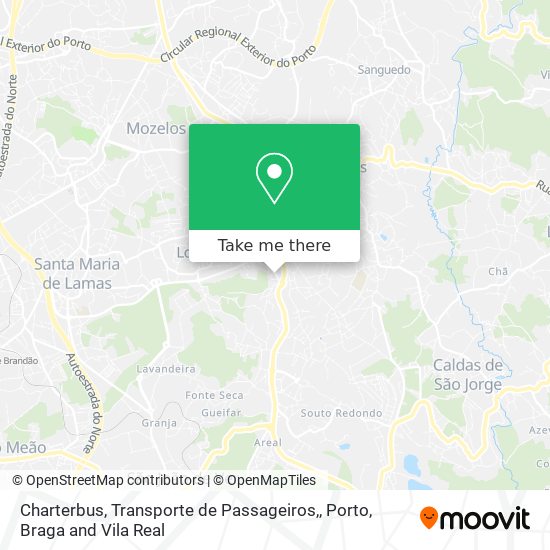 Charterbus, Transporte de Passageiros, map