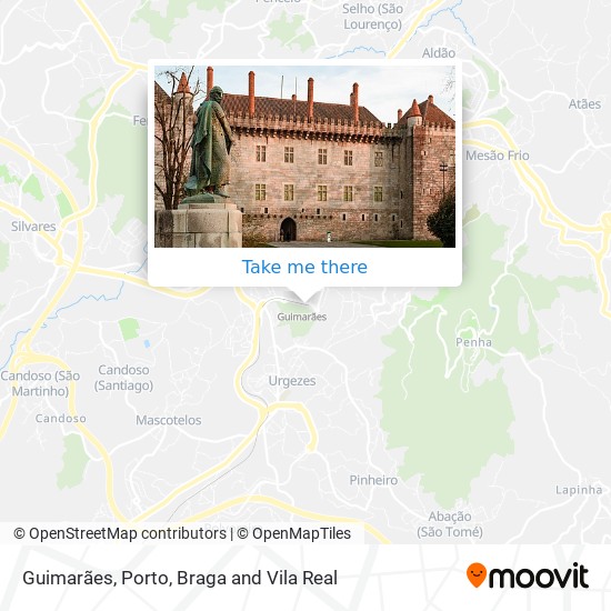 Guimarães map