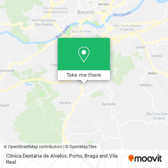Clínica Dentária de Alvelos map
