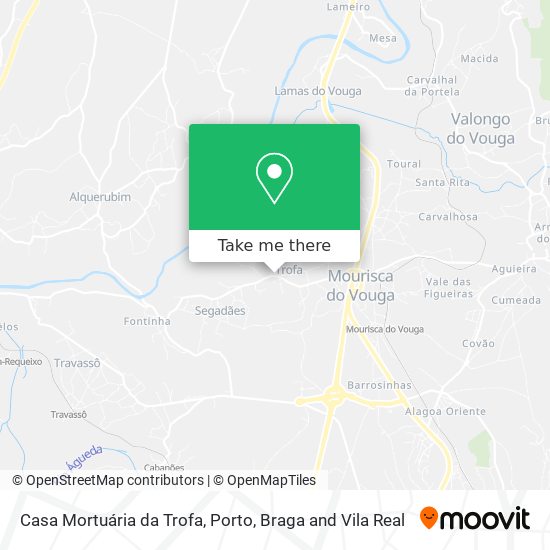 Casa Mortuária da Trofa map