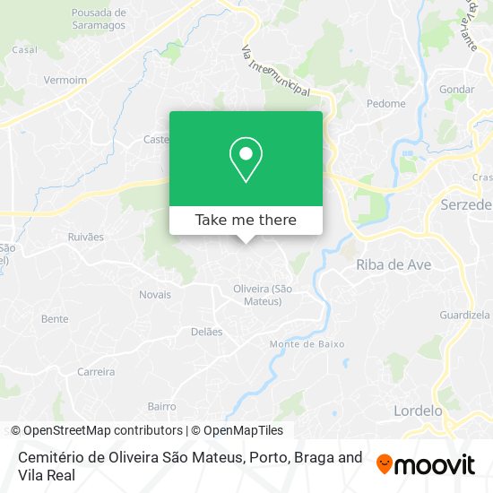 Cemitério de Oliveira São Mateus map
