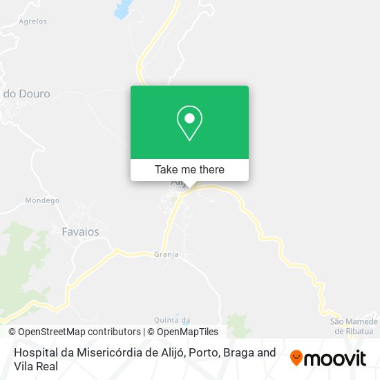 Hospital da Misericórdia de Alijó map