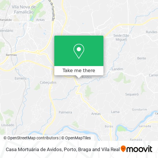 Casa Mortuária de Avidos map