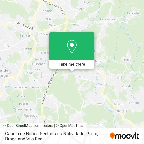 Capela de Nossa Senhora da Natividade map