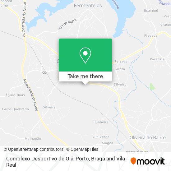 Complexo Desportivo de Oiã map