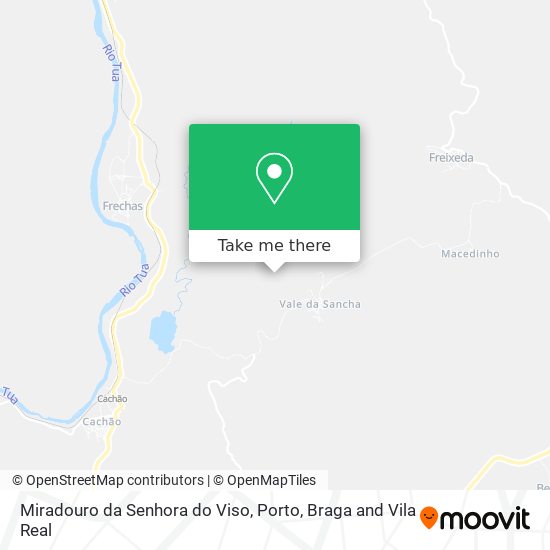 Miradouro da Senhora do Viso mapa