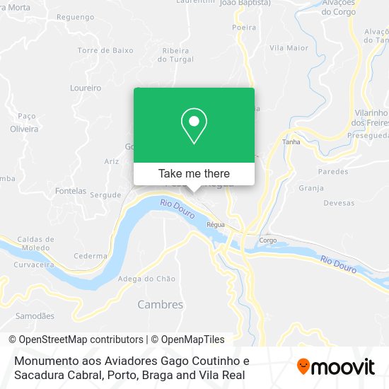 Monumento aos Aviadores Gago Coutinho e Sacadura Cabral map