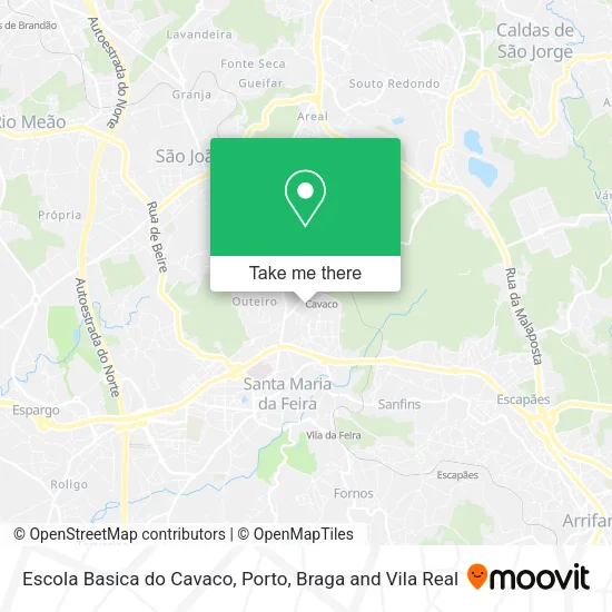 Escola Basica do Cavaco map