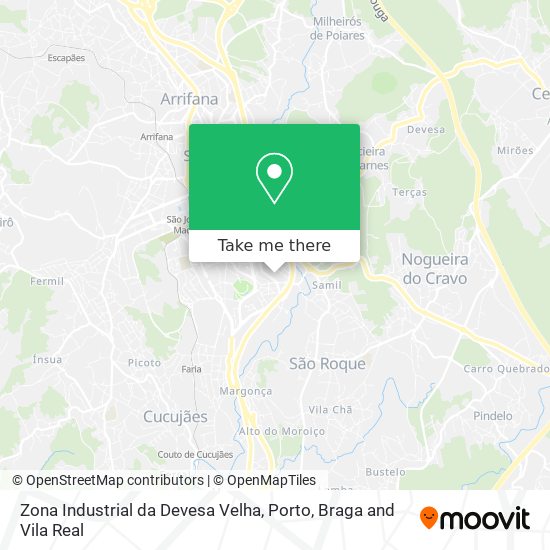 Zona Industrial da Devesa Velha map