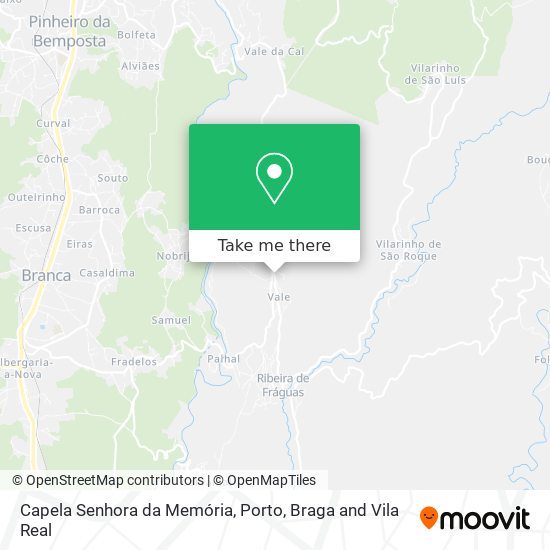 Capela Senhora da Memória map