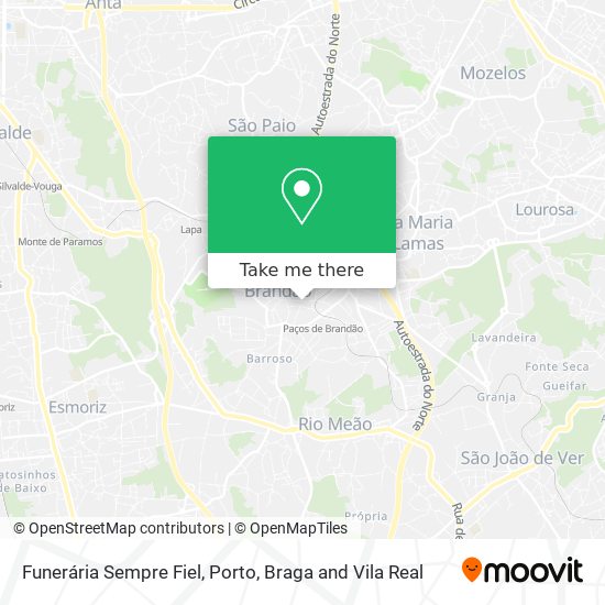 Funerária Sempre Fiel map