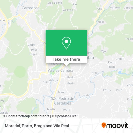 Moradal map