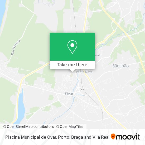 Piscina Municipal de Ovar map