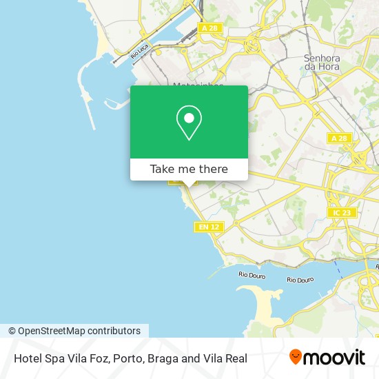 Hotel Spa Vila Foz map