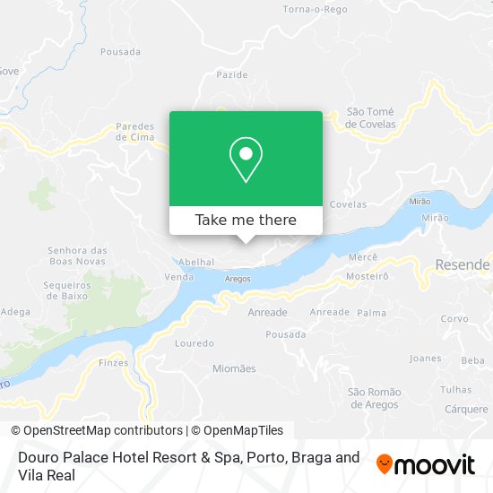 Douro Palace Hotel Resort & Spa map