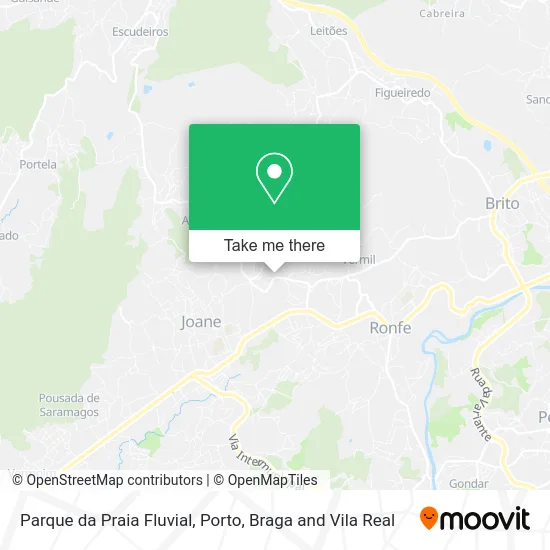 Parque da Praia Fluvial map