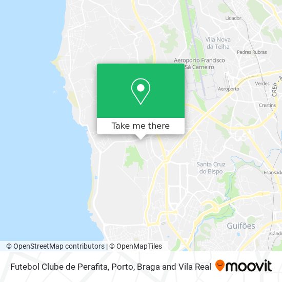 Futebol Clube de Perafita map