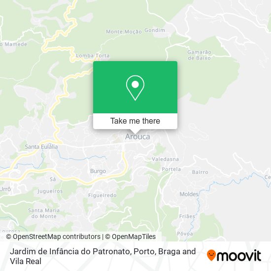 Jardim de Infância do Patronato mapa