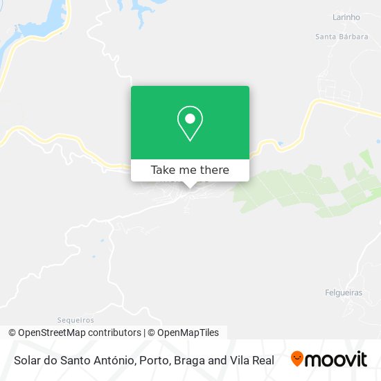 Solar do Santo António map