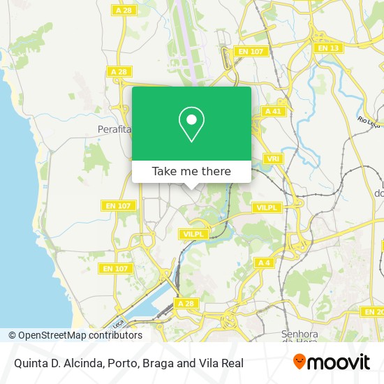 Quinta D. Alcinda map