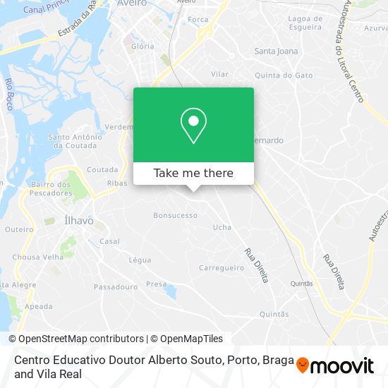 Centro Educativo Doutor Alberto Souto mapa