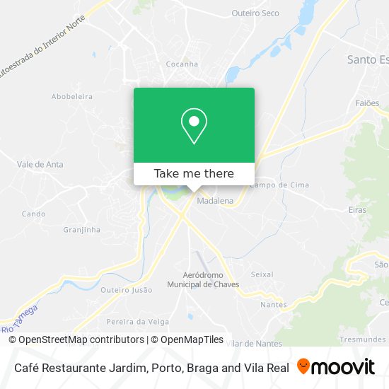 Café Restaurante Jardim map
