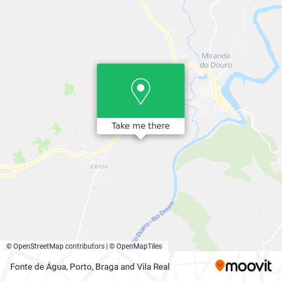 Fonte de Água mapa