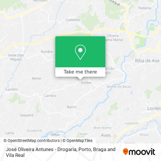 José Oliveira Antunes - Drogaria map