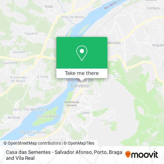 Casa das Sementes - Salvador Afonso map