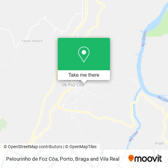 Pelourinho de Foz Côa map