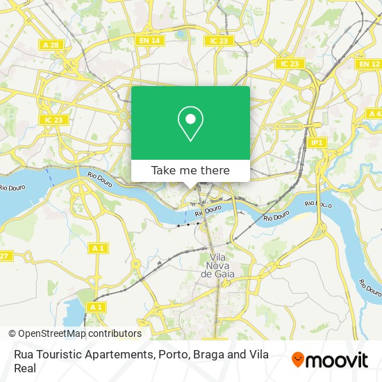 Rua Touristic Apartements map