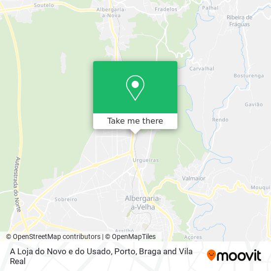 A Loja do Novo e do Usado map