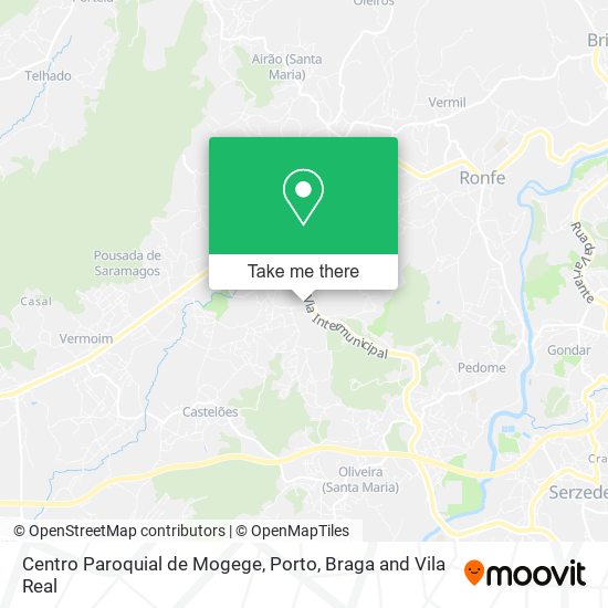 Centro Paroquial de Mogege map