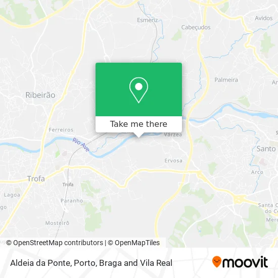 Aldeia da Ponte map