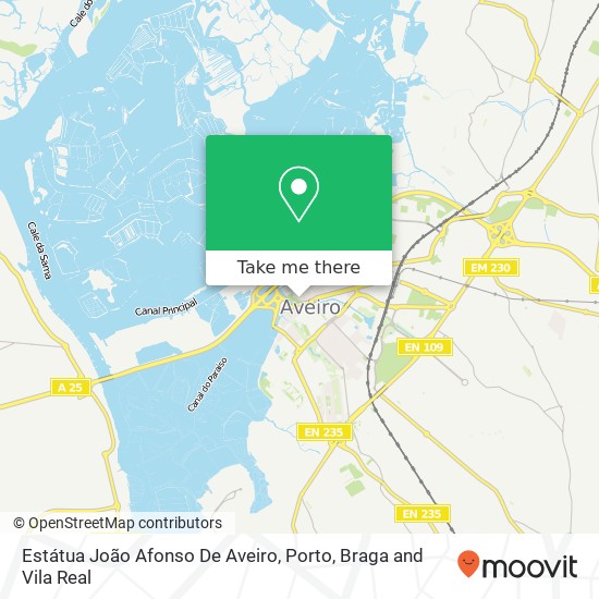 Estátua João Afonso De Aveiro map