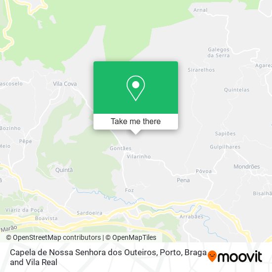 Capela de Nossa Senhora dos Outeiros map