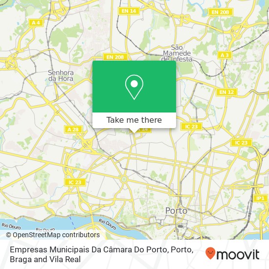 Empresas Municipais Da Câmara Do Porto map