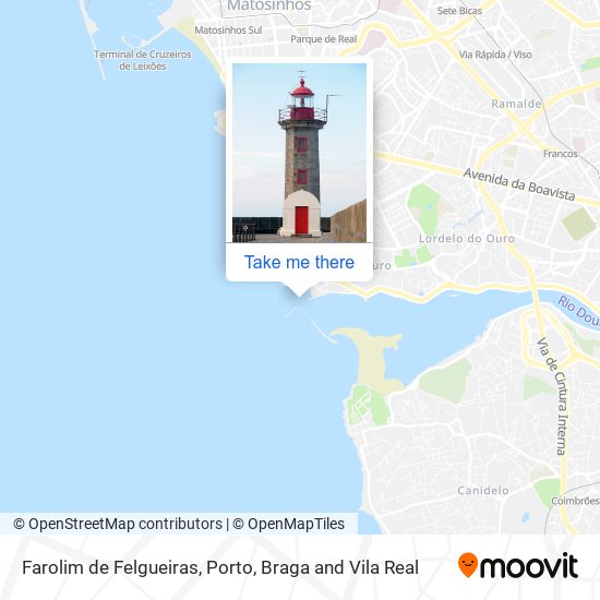 Farolim de Felgueiras map