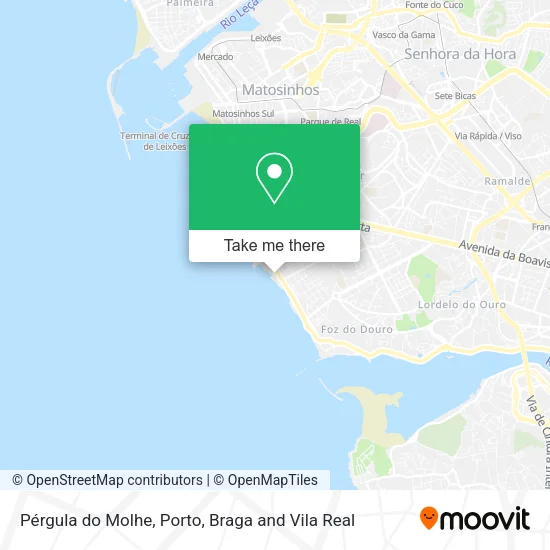 Pérgula do Molhe map
