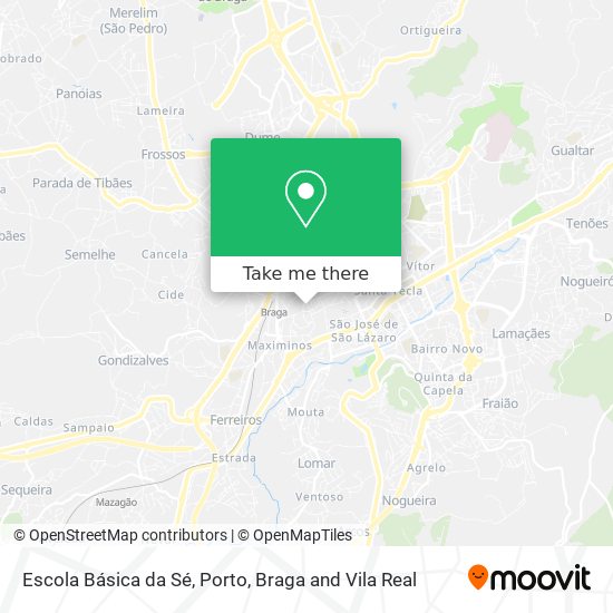 Escola Básica da Sé map