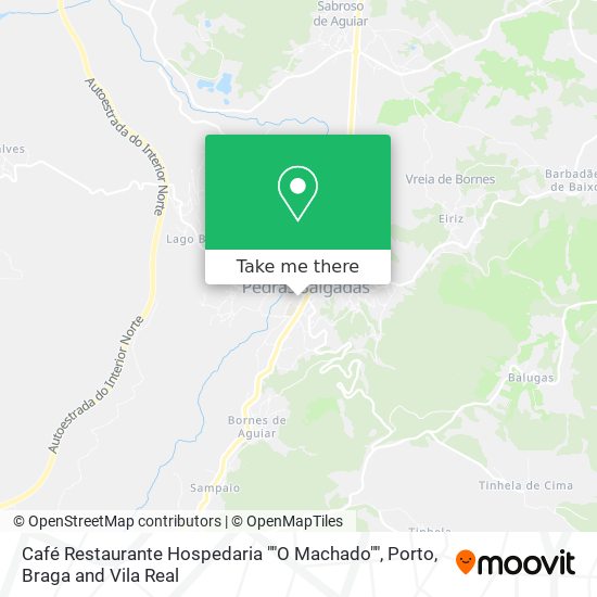 Café Restaurante Hospedaria ""O Machado"" map