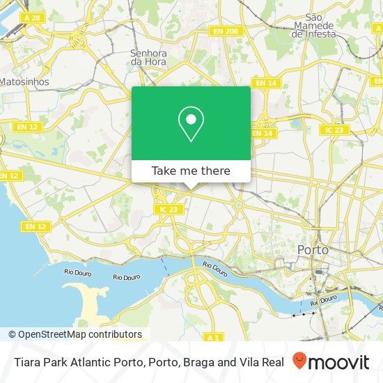 Tiara Park Atlantic Porto map