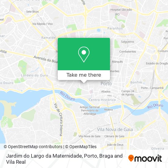 Jardim do Largo da Maternidade map