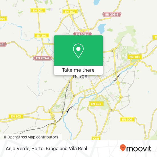 Anjo Verde map