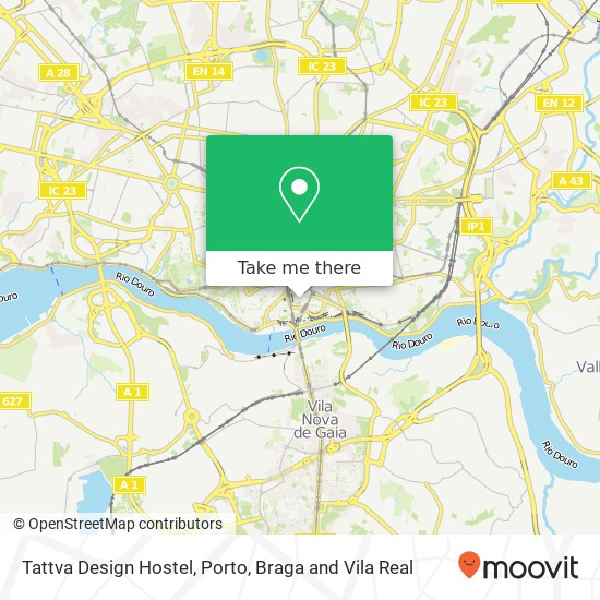 Tattva Design Hostel map