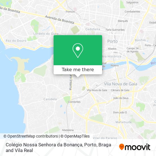 Colégio Nossa Senhora da Bonança map